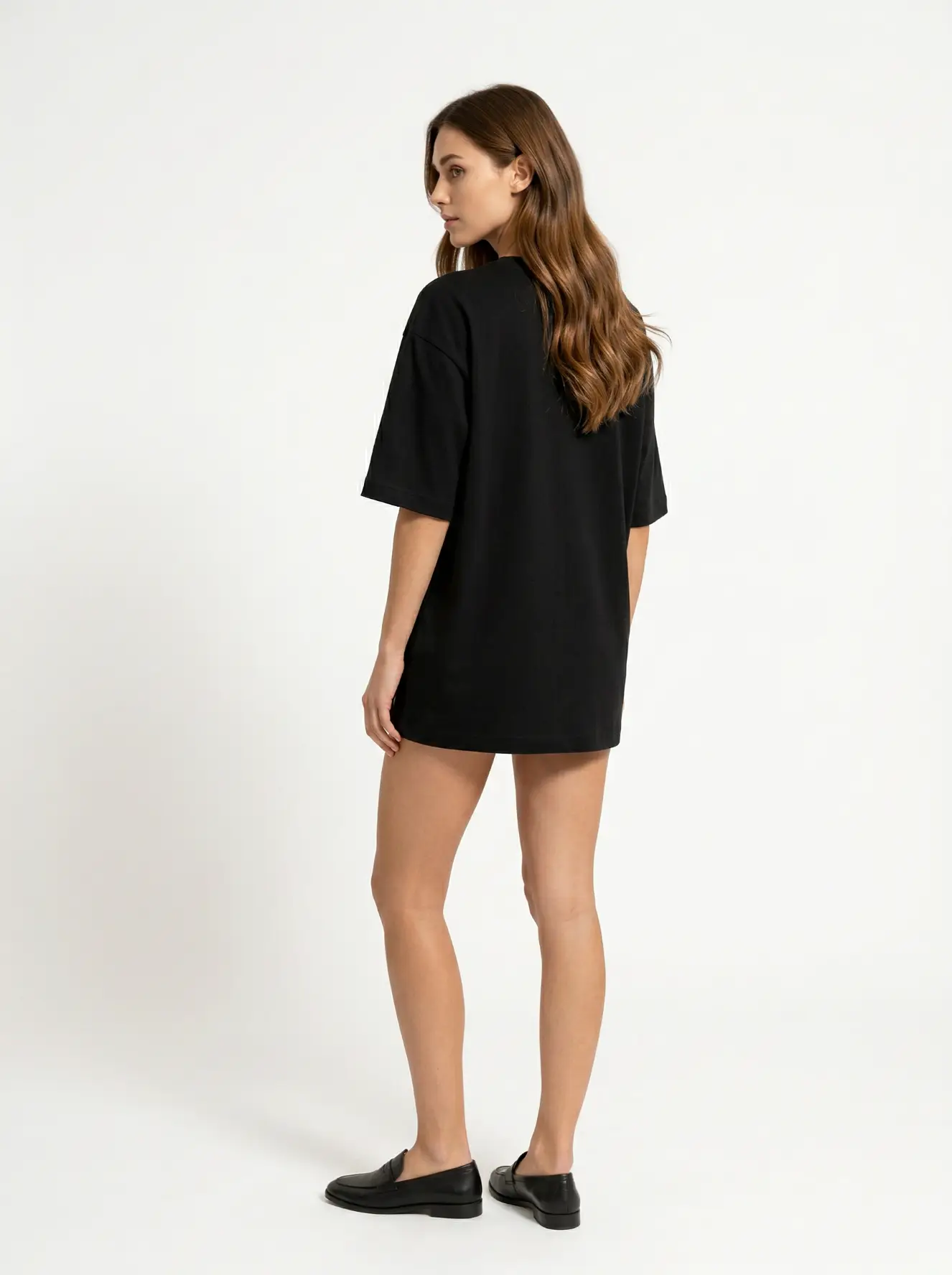 ZUZWA lion embroidered oversized organic cotton t-shirt 8