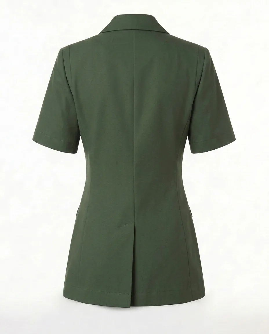Tailored Short-Sleeve Blazer