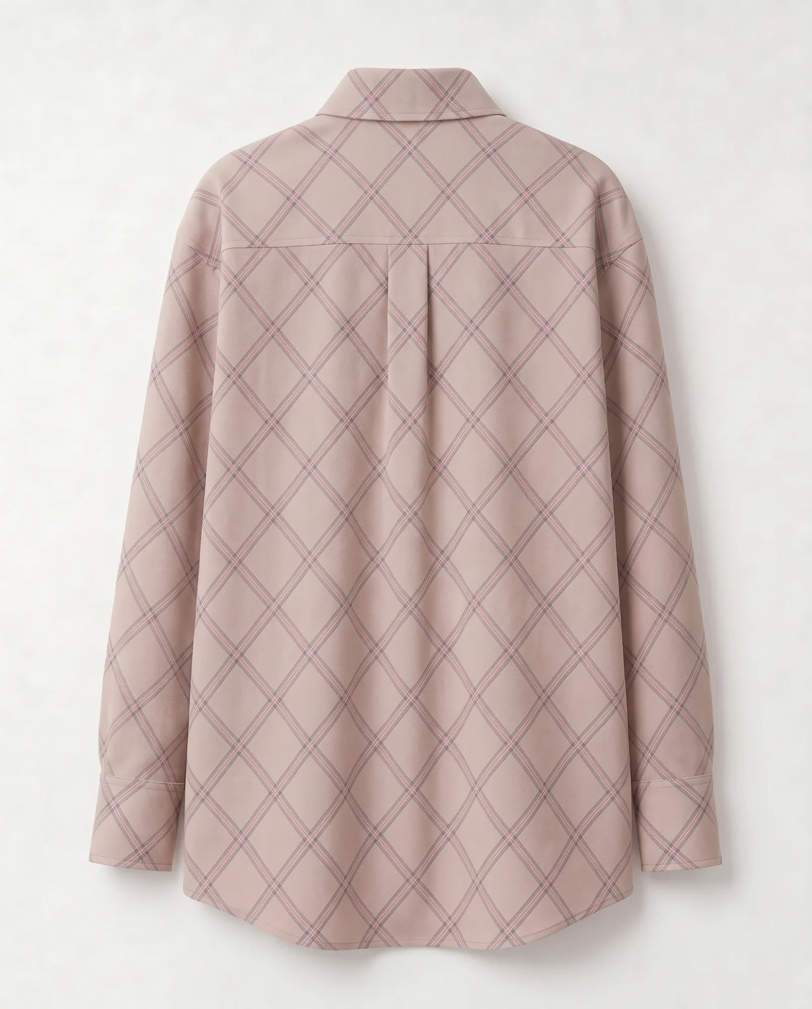Diagonal Tartan Relaxed Shirt
