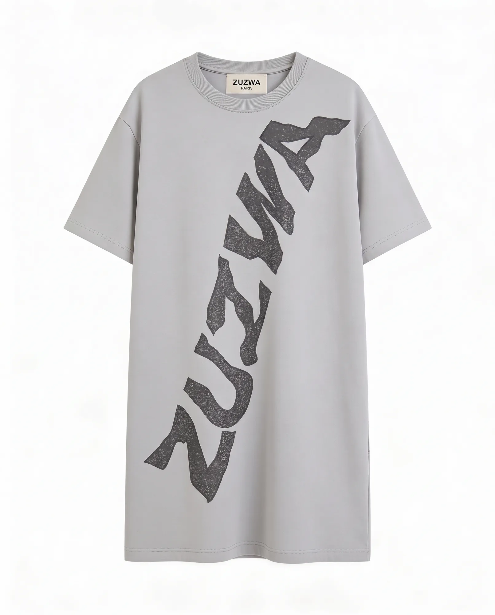 Diagonal Logo T-Shirt Dress