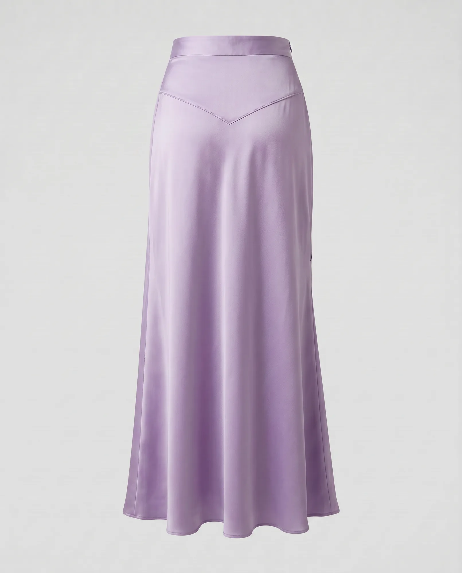 Signature Cross-Strap Silk Top Lilac