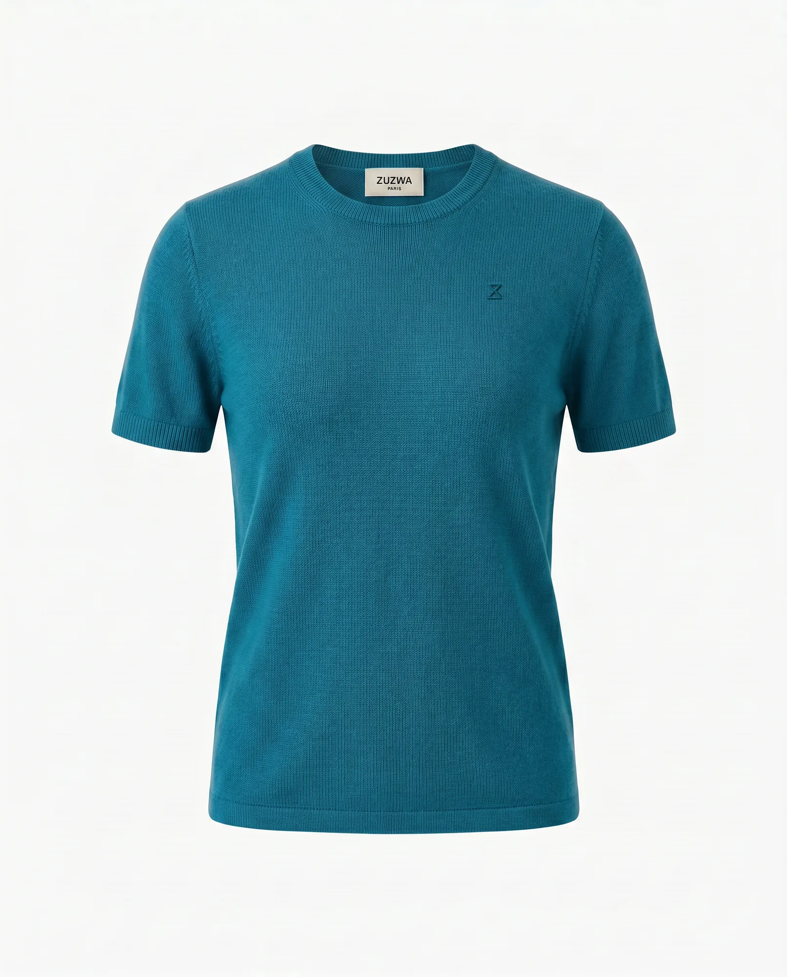 Cashmere Blend Knit T-Shirt